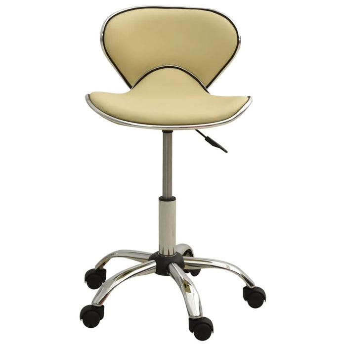 Scaun pentru salon spa, crem, piele ecologică - WALTI WALTI