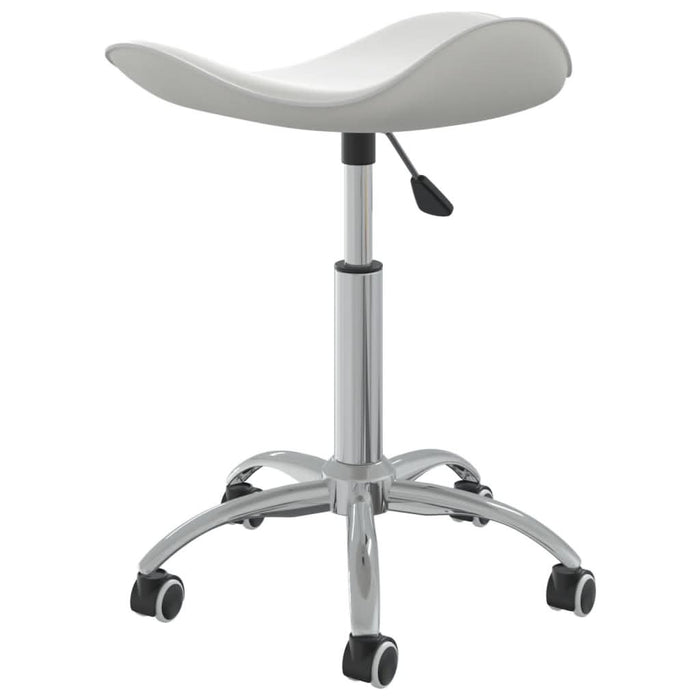 Scaun de salon spa, alb, piele ecologică - WALTI WALTI
