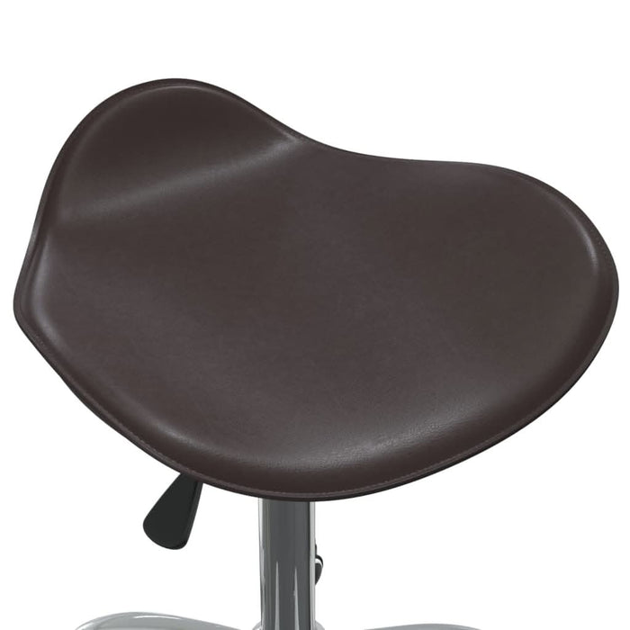 Scaun pentru salon spa, maro, piele ecologică - WALTI WALTI