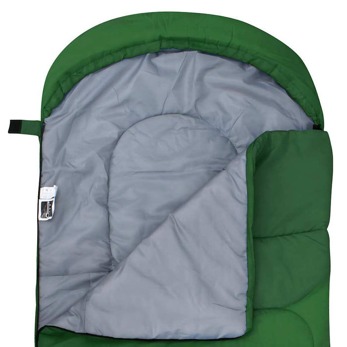 Sac de dormit ușor, 2 buc., verde, 850 g, 15 ℃ WALTI