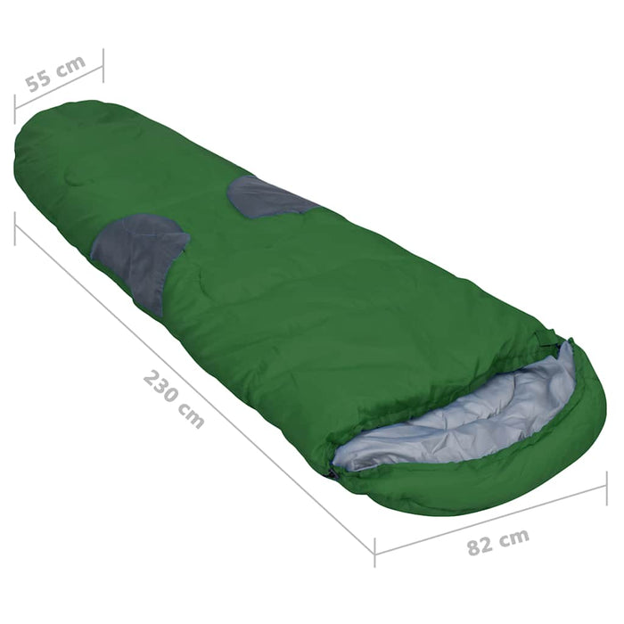 Sac de dormit, verde, 2000 g, -5 ℃ WALTI