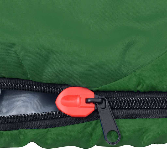 Sac de dormit tip plic ușor, verde, 1100 g, 10°C WALTI