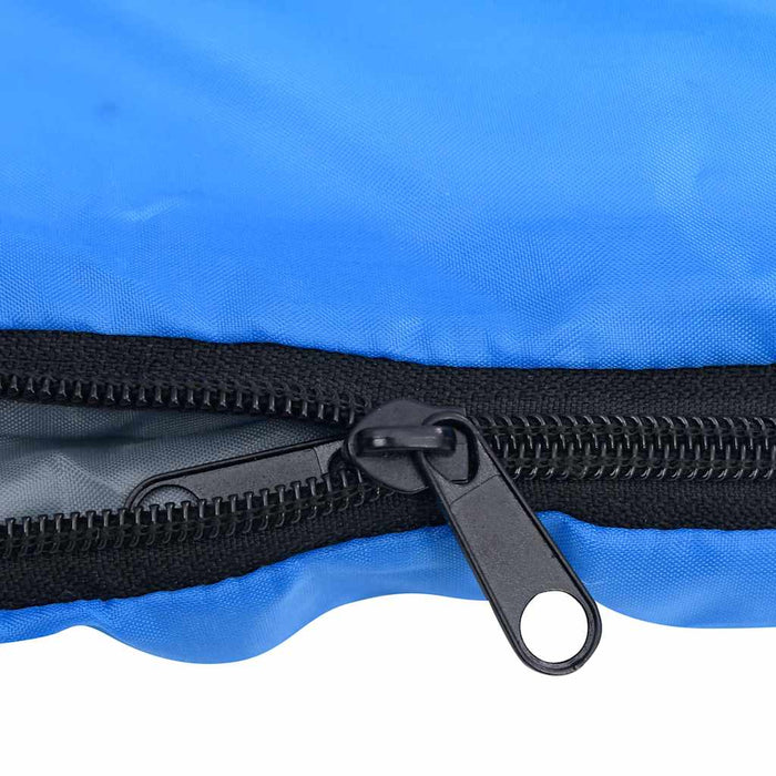Sac de dormit ușor pentru copii, tip plic, albastru, 670g, 15°C WALTI