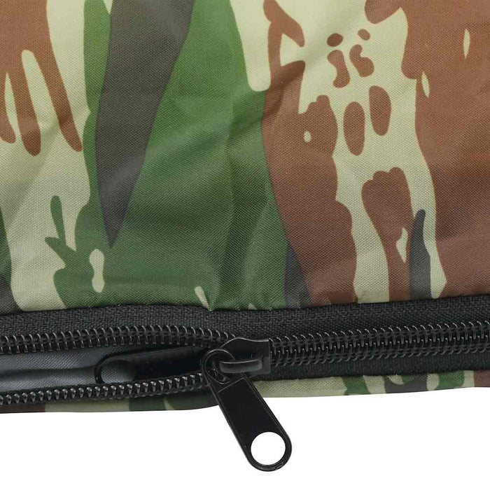 Sac de dormit ușor pentru copii tip plic camuflaj 670 g 15°C WALTI