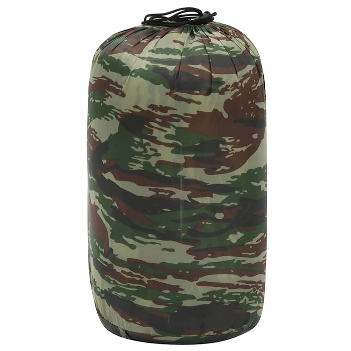 Sac de dormit ușor pentru copii tip plic camuflaj 670 g 15°C WALTI