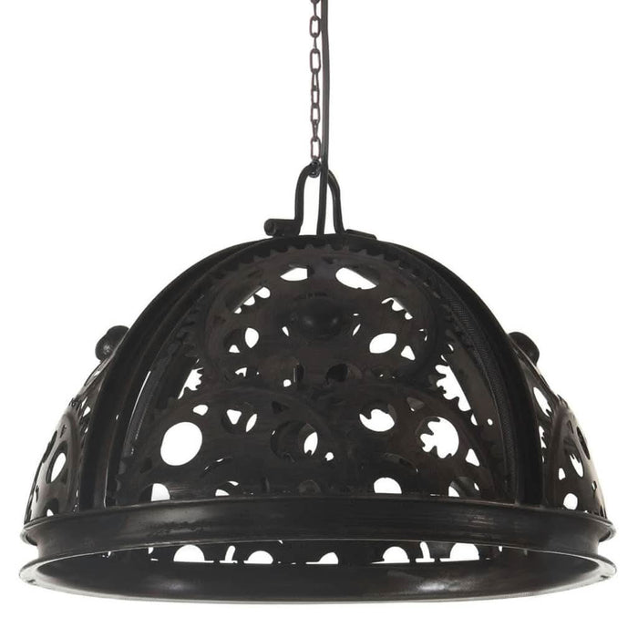 Lampă de tavan industrială cu lanț, model roată, 45 cm, E27 - WALTI WALTI