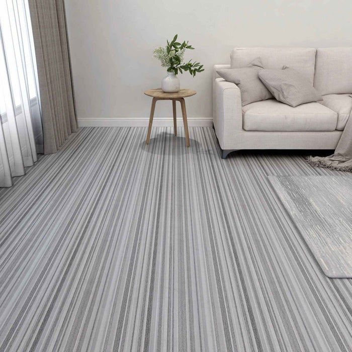 Plăci de Pardoseală 55 pcs Gri deschis 5,11 m² PVC - WALTI WALTI
