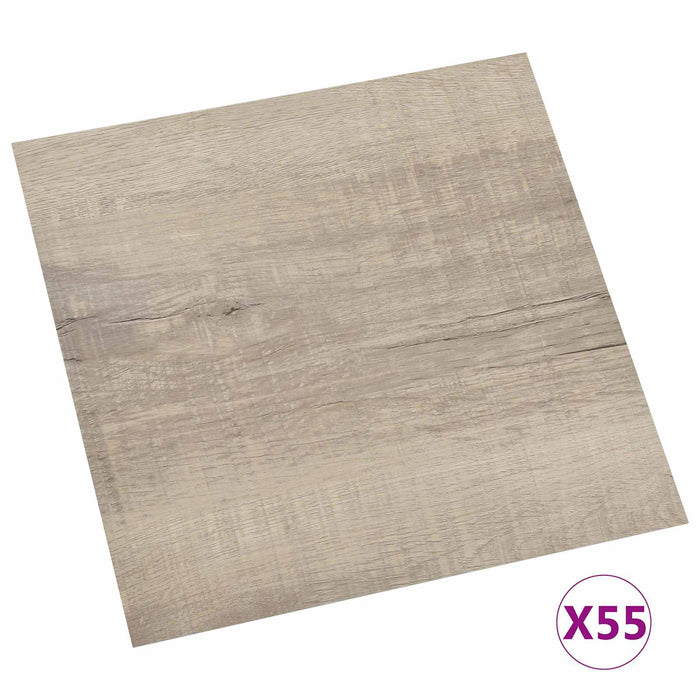 Plăci de Pardoseală 55 pcs Gri taupe 5,11 m² PVC - WALTI WALTI