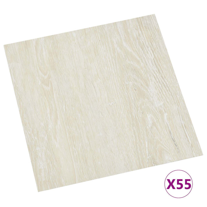 Plăci de Pardoseală 55 pcs Crem 5,11 m² PVC - WALTI WALTI