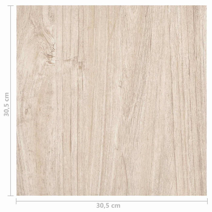 Plăci de Pardoseală 55 pcs Maro deschis 5,11 m² PVC - WALTI WALTI
