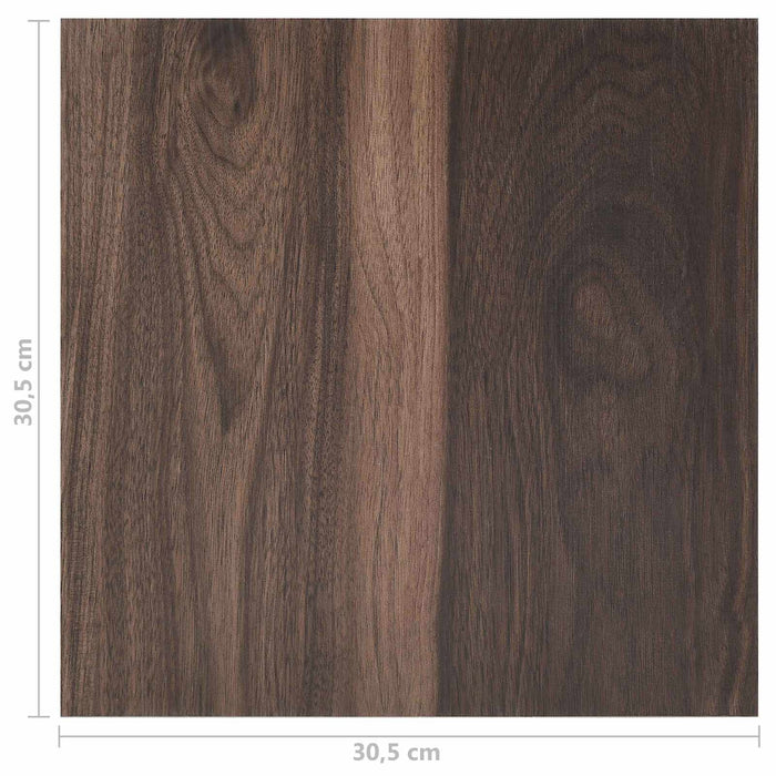 Plăci de Pardoseală 55 pcs Maro închis 5,11 m² PVC - WALTI WALTI