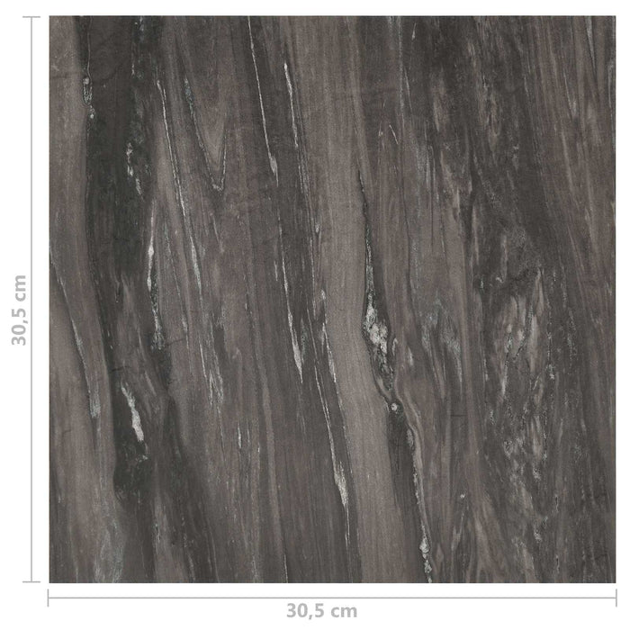 Plăci de Pardoseală 55 pcs Gri închis 5,11 m² PVC - WALTI WALTI