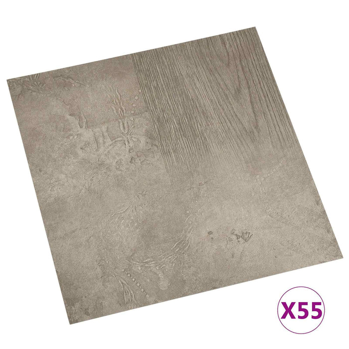 Plăci de Pardoseală 55 pcs Gri 5,11 m² PVC - WALTI WALTI