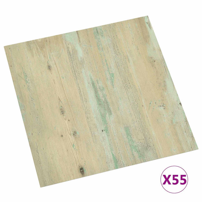 Plăci de Pardoseală 55 pcs Maro deschis 5,11 m² PVC - WALTI WALTI