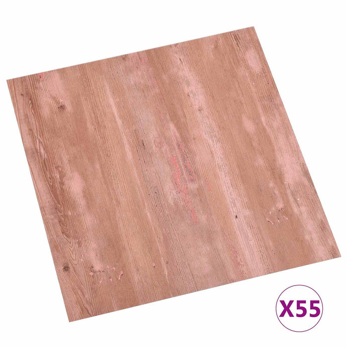 Plăci de Pardoseală 55 pcs Roșu 5,11 m² PVC - WALTI WALTI