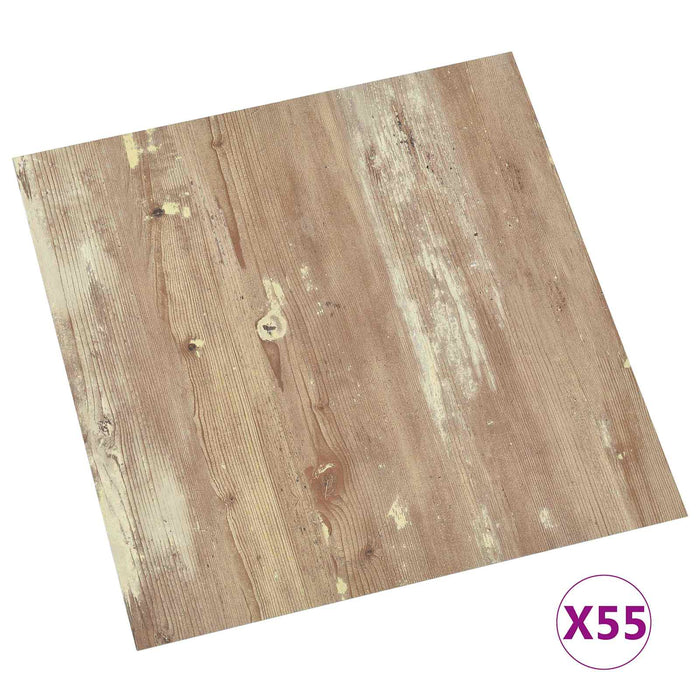 Plăci de Pardoseală 55 pcs Maro 5,11 m² PVC - WALTI WALTI