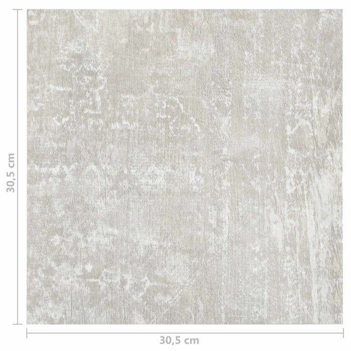 Plăci de Pardoseală 55 pcs Gri deschis 5,11 m² PVC - WALTI WALTI