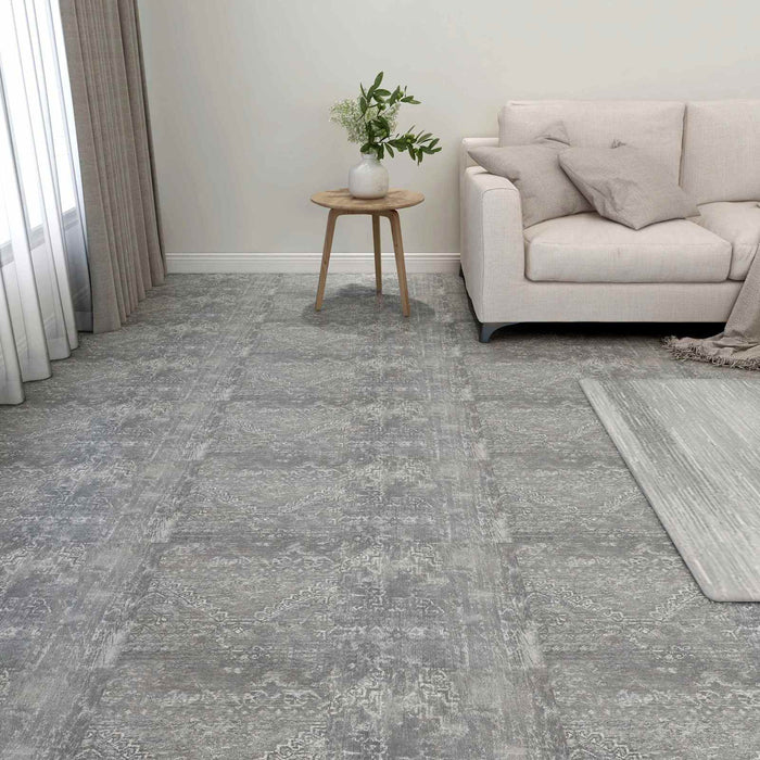 Plăci de Pardoseală 55 pcs Gri Beton 5,11 m² PVC - WALTI WALTI