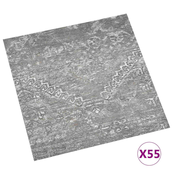 Plăci de Pardoseală 55 pcs Gri Beton 5,11 m² PVC - WALTI WALTI