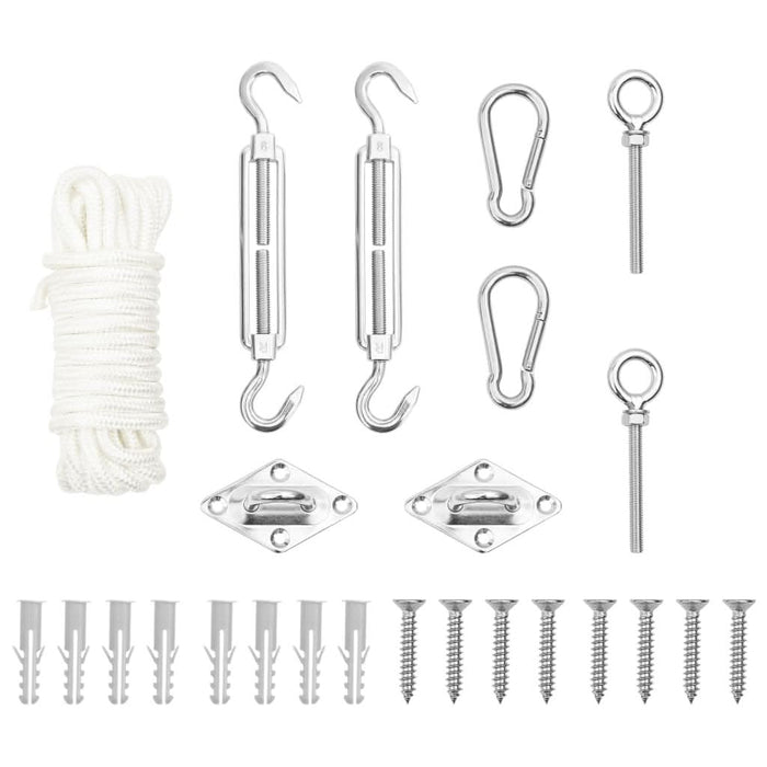Set de accesorii parasolar, 9 piese, oțel inoxidabil - WALTI WALTI