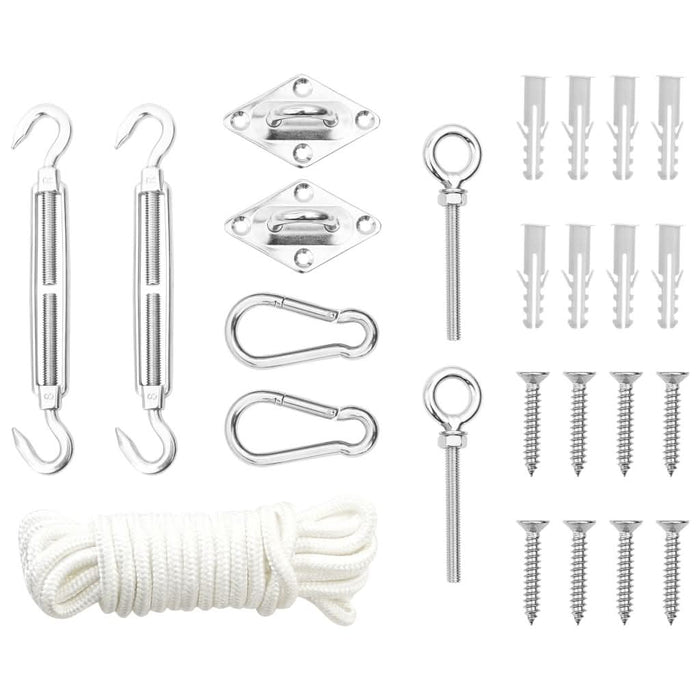 Set accesorii parasolar, 9 piese, oțel inoxidabil - WALTI WALTI