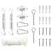 Set accesorii parasolar, 9 piese, oțel inoxidabil - WALTI WALTI