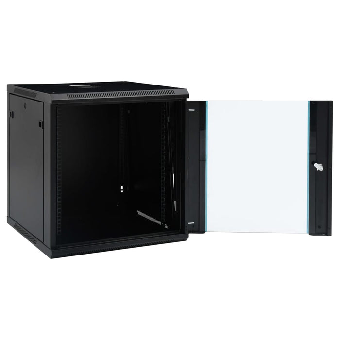 Dulap server, montare pe perete, 12U, 19" IP20 600x600x640 mm - WALTI WALTI