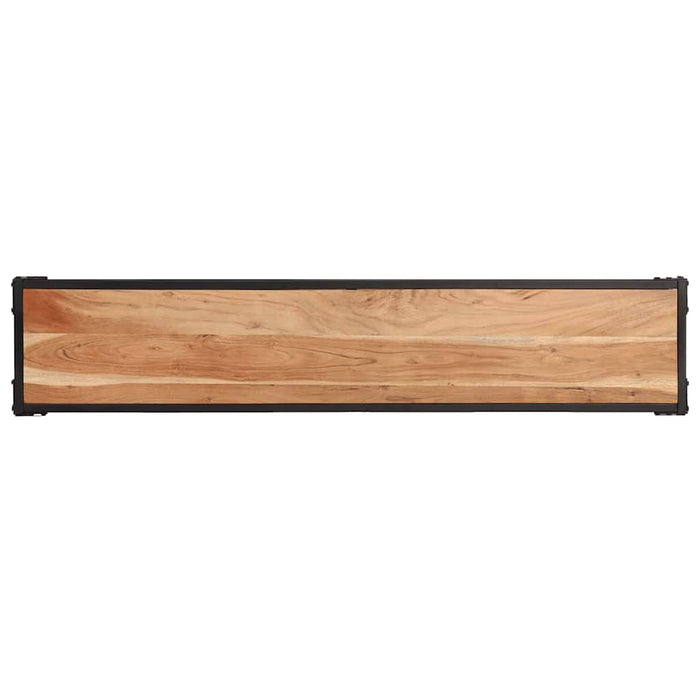 Comodă TV, 150 x 30 x 40 cm, lemn masiv de acacia WALTI
