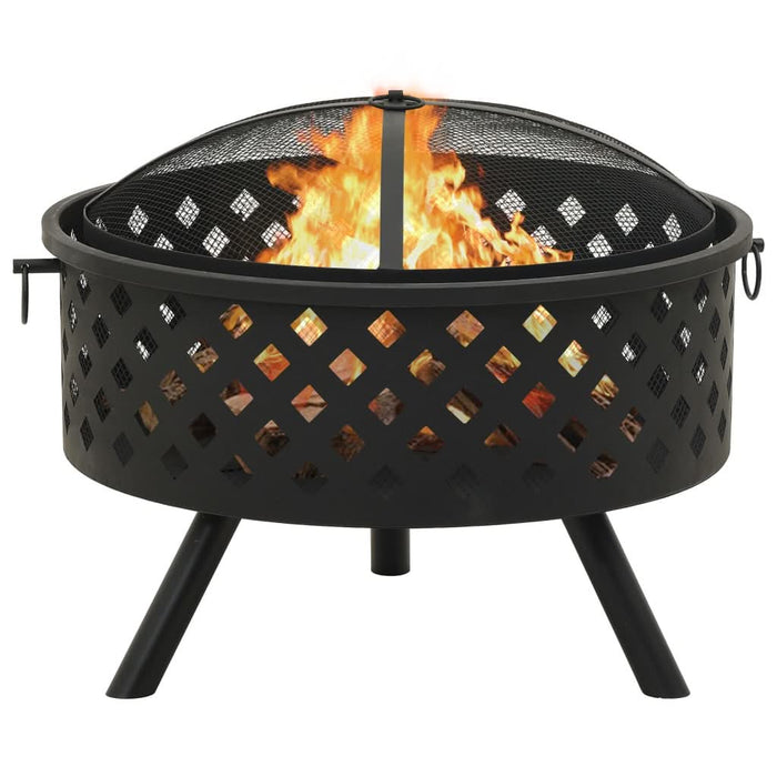 Vatră de foc cu vătrai 68 cm oțel XXL - WALTI WALTI