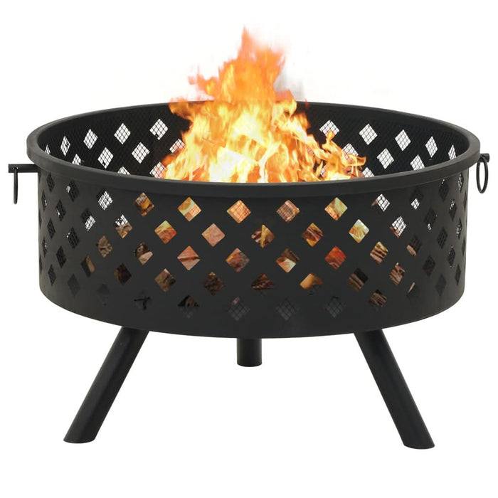 Vatră de foc cu vătrai 68 cm oțel XXL - WALTI WALTI