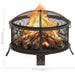 Vatră de foc rustică, cu vătrai, 67,5 cm, oțel, XXL - WALTI WALTI