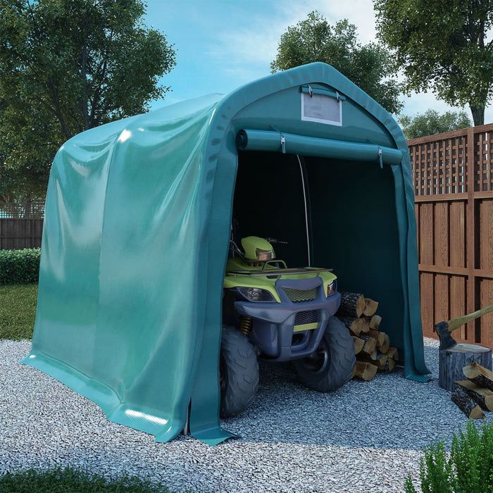 Cort de garaj, verde, 1,6 x 2,4 m, PVC - WALTI WALTI