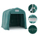 Cort de garaj, verde, 2,4 x 2,4 m, PVC - WALTI WALTI