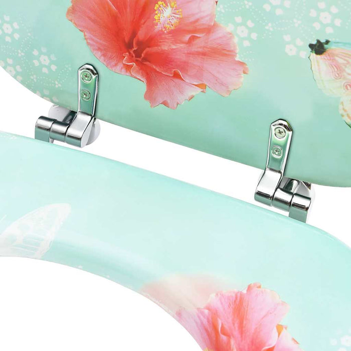 Scaune WC cu capac, 2 buc., MDF, model flamingo - WALTI WALTI