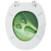 Scaune WC cu capac, 2 buc., MDF, verde, model stropi de apă - WALTI WALTI