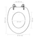 Scaune WC cu capac, 2 buc., MDF, model subacvatic - WALTI WALTI