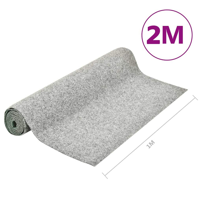 Gazon artificial cu crampoane, gri, 2x1 m WALTI