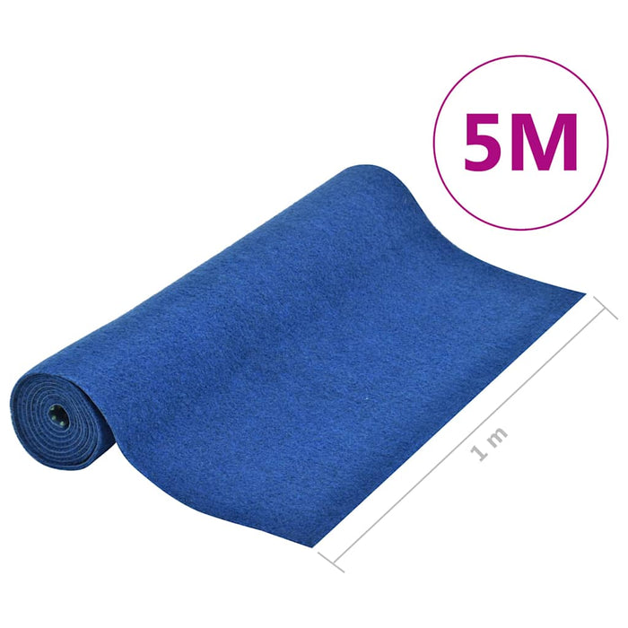 Gazon artificial cu crampoane, albastru, 5x1 m WALTI