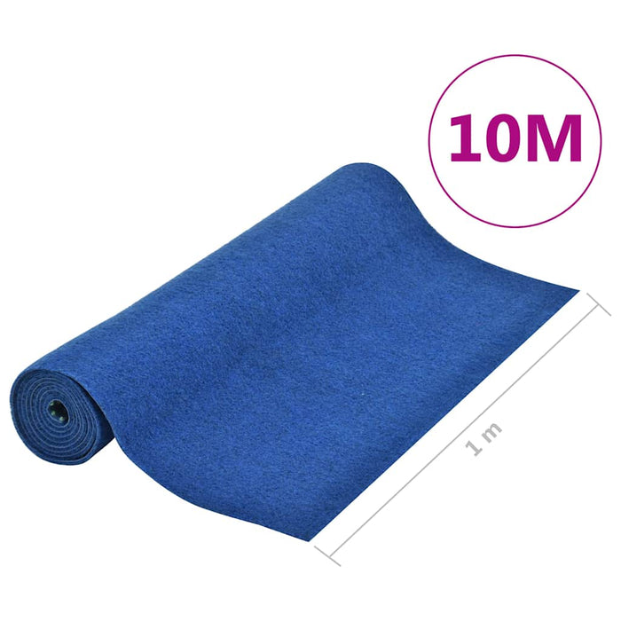 Gazon artificial cu crampoane, albastru, 10x1 m WALTI