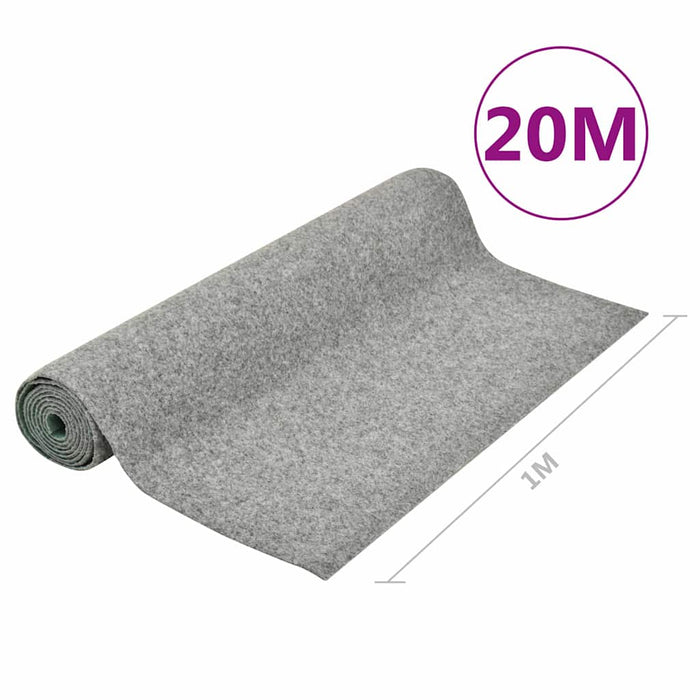 Gazon artificial cu crampoane, gri, 20x1 m WALTI