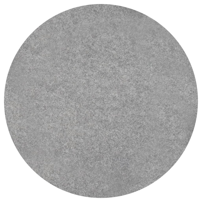 Gazon artificial cu crampoane, gri, diam. 95 cm, rotund WALTI