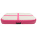 Saltea gimnastică gonflabilă cu pompă, roz, 60x100x15 cm, PVC - WALTI WALTI