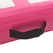 Saltea gimnastică gonflabilă cu pompă, roz, 60x100x15 cm, PVC - WALTI WALTI
