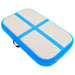 Saltea gimnastică gonflabilă cu pompă albastru 600x100x20cm PVC - WALTI WALTI