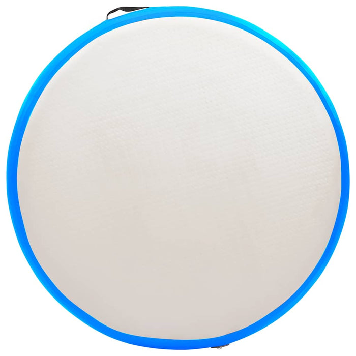Saltea gimnastică gonflabilă cu pompă albastru 100x100x10cm PVC - WALTI WALTI