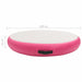 Saltea de gimnastică gonflabilă cu pompă roz 100x100x15 cm PVC - WALTI WALTI