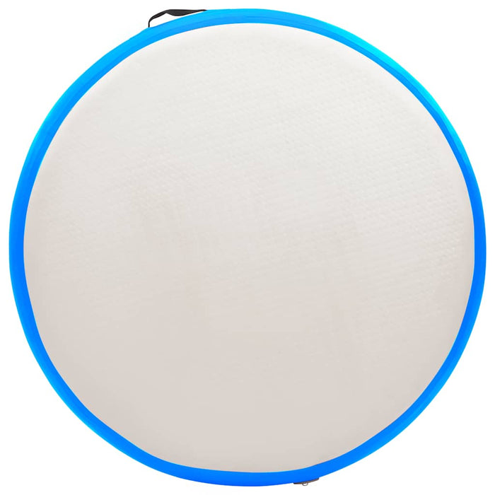 Saltea de gimnastică gonflabilă cu pompă bleu 100x100x15 cm PVC - WALTI WALTI