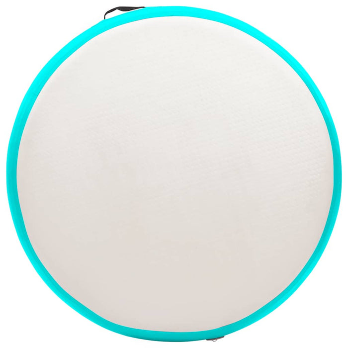 Saltea gimnastică gonflabilă cu pompă verde 100x100x15 cm PVC - WALTI WALTI
