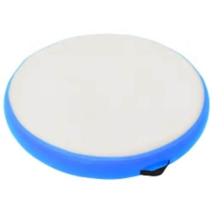 Saltea gimnastică gonflabilă cu pompă albastru 100x100x20cm PVC - WALTI WALTI