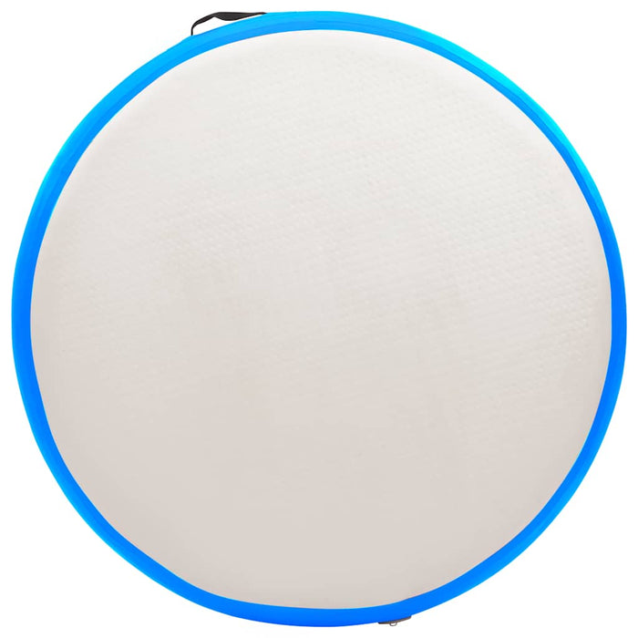 Saltea gimnastică gonflabilă cu pompă albastru 100x100x20cm PVC - WALTI WALTI